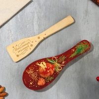 Подарочный набор новогодний &laquo;Успеха&raquo;: подставка под ложку, лопатка