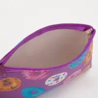 Косметичка на молнии, цвет сиреневый