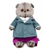 Мягкая игрушка "Басик в пиджаке с орнаментом", 22 см Ks22-268