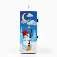 Коробка подарочная новогодняя складная с 3D эффектом &laquo;Мишка с подарком&raquo;, 18 x 15 x 7.5 см, Новый год