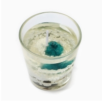 Новогодняя свеча гелевая с декором внутри &laquo;Новый год: Ёлка&raquo; 5х5х6см