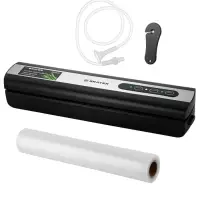 Вакууматор BRAYER 5072BR, 120 Вт, 3 л/мин, 0.65 бар, ширина пакета 29 см, чёрный