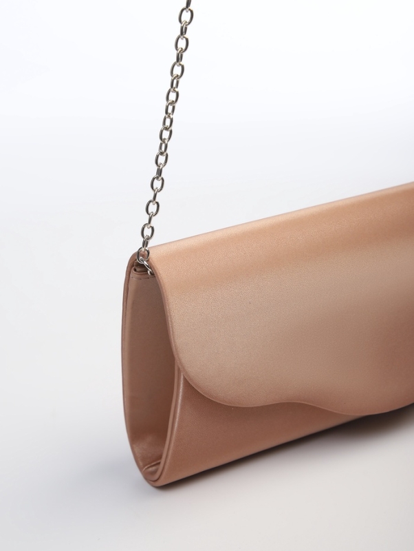 Сумка женская на магните, цвет бронзовый