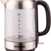 Чайник HYK-G4034 1,8л 2200Вт черный (стекло)