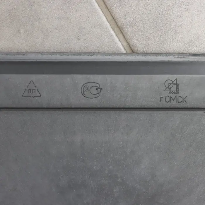 Совок для мусора, пластик, 32&times;22&times;9.5 см, ручка МИКС, серый