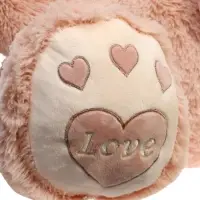 Мягкая игрушка "Медведь Пьер", цвет пудра, с бантом, 130 см МП/70/13