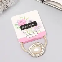 Резинка для волос "Кейли" овал, 5 см