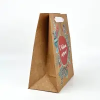 Набор пакетов крафтовых &laquo;Новогоднее поздравление&raquo;