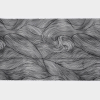 Дорожка на стол Доляна &laquo;Матера&raquo;, 150&times;38 см, чёрная