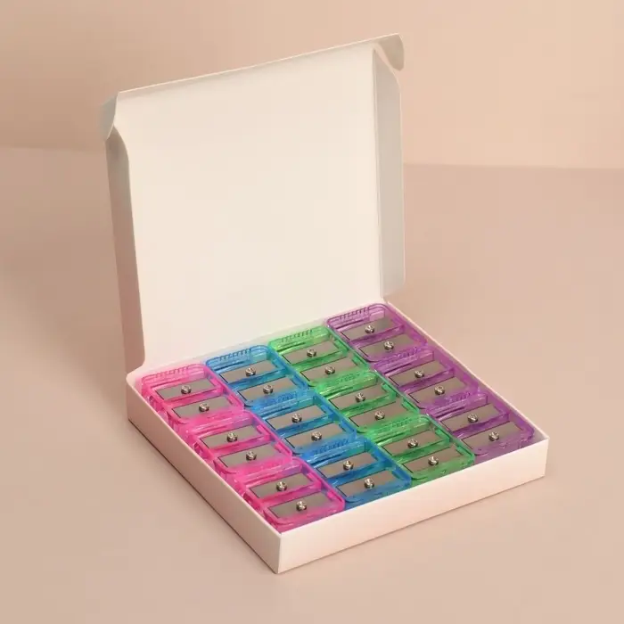 Точилка косметическая, двойная, МИКС