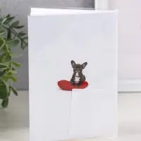 Фотоальбом 36 фото 10X15см,"Собачка на подушке"  ПП карм.,мягкая обложка