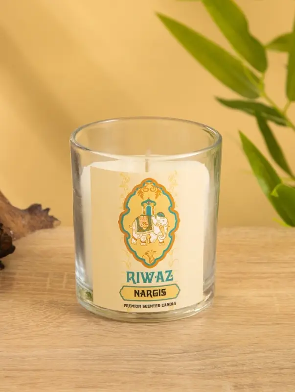 Свеча ароматическая в стекле "Лемонграсс" соевый воск 120гр