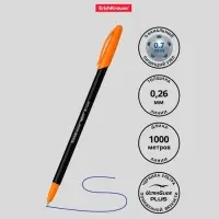 Ручка шариковая ErichKrause Neo Accent, игольчатый узел 0.7 мм, чернила синие, длина линии письма 1000 метров, МИКС