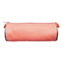 Набор канцелярский 10 предметов (Пенал-тубус 65&times;210 мм, ручки 4 штуки цвет синий, линейка 15 см, точилка, карандаш 2 штуки, текстовыделитель), персиковый