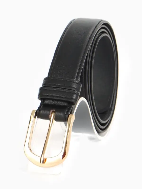 Ремень жен 05-01-01-01, Март2511, 2,8*0,3*110 см, без винта, пряж золото, 1 прокол,