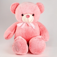 Мягкая игрушка &laquo;Медведь&raquo;, с бантом, 85 см, цвет розовый