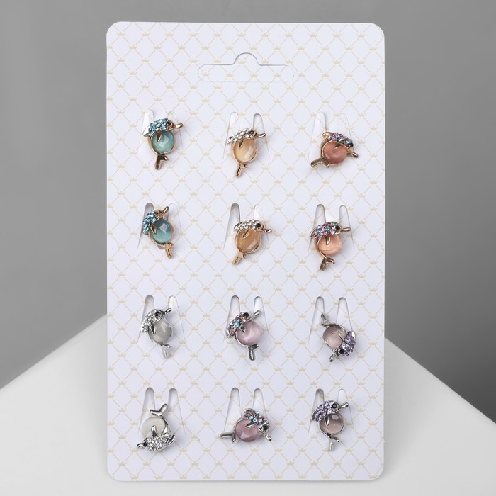 Значок &laquo;Ассорти&raquo; дельфин, цвет МИКС (неделимая фасовка 12 шт., цена за шт.)