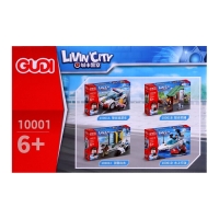 Конструктор блочный для мальчиков Полиция &laquo;Побег из здания&raquo;, 103 детали