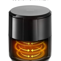 Аэрогриль электрический с решеткой КТ-2237 - 3 л - 1300 Вт