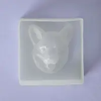 Молд &laquo;Мордашка&raquo;, силикон, 8&times;8&times;2,3 см, цвет белый