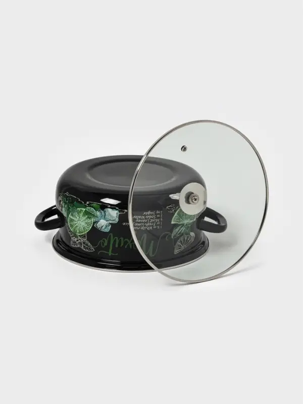 Кастр.сфер. 4л (черная)Мохито