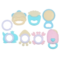 Набор погремушек и прорезывателей &laquo;Нежность&raquo;, 5 шт., Крошка Я