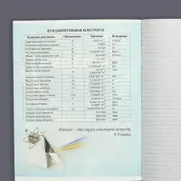 Тетрадь предметная 48 листов в клетку Calligrata &laquo;3D. Физика&raquo;, серые листы