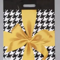 Пакет "Бант, полиэтиленовый с вырубной ручкой 38х47 см, 60 мкм