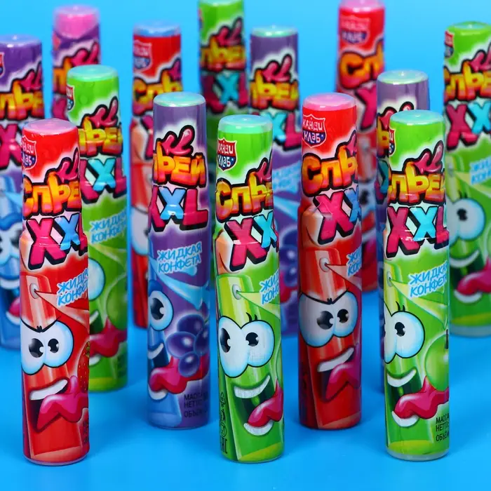 Жидкая конфета &laquo;Спрей XXL&raquo;, ассорти, 30 мл