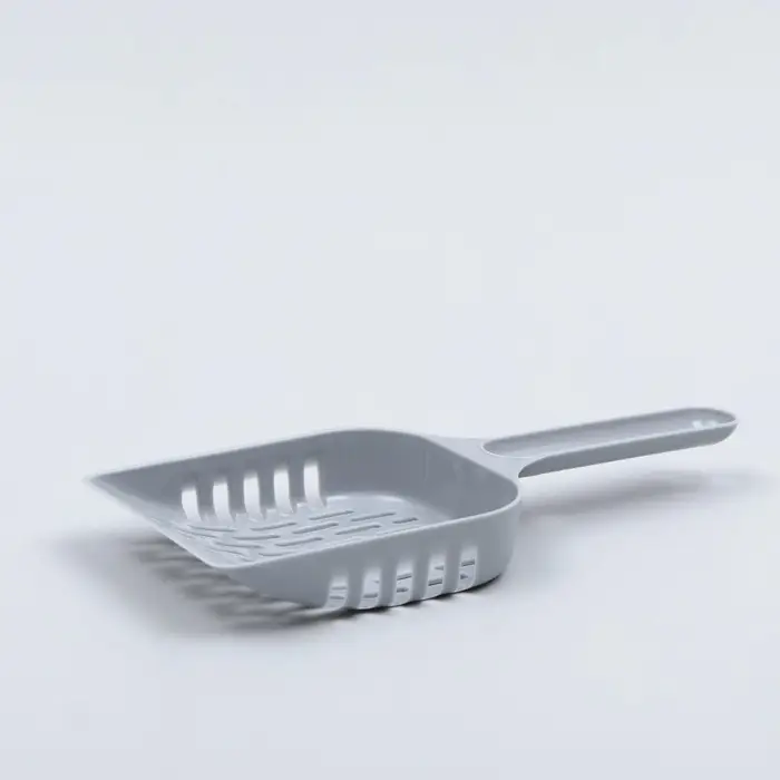 Совок для уборки кошачьего туалета, серый