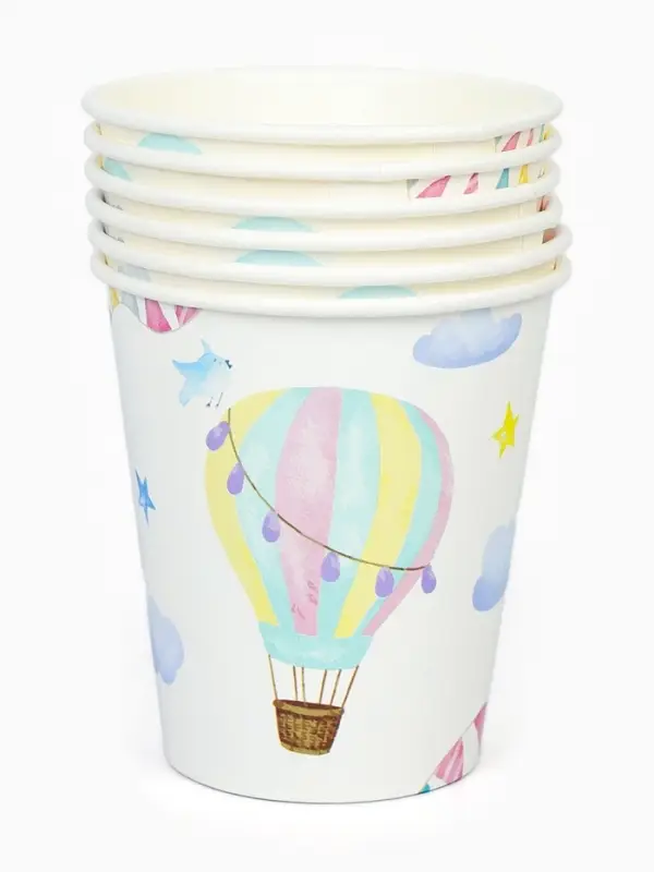 Стакан одноразовый бумажный &laquo;Воздушный шар&raquo;, 250 мл