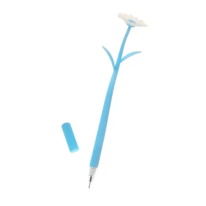 Ручка гелевая &laquo;Ромашки&raquo;, прикол, меняет цвет при ультрафиолете, МИКС