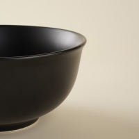 Набор салатников фарфоровых SL Home &laquo;Дарк&raquo;, 750 мл, d=15 см, цвет чёрный