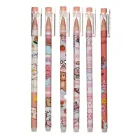 Ручка гелевая 0.5 мм стержень синий корпус &laquo;Зверята&raquo; МИКС