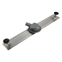 Трап ZEIN, c флaнцeм свободного вращения 360&deg;, 7х70 см, d=40/50 мм, нерж. сталь, сатин