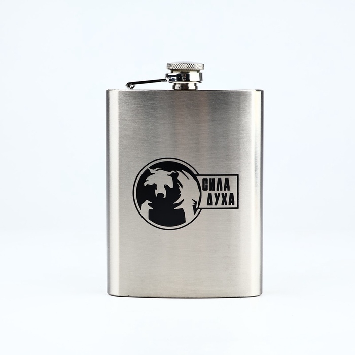 Подарочный набор MODE FORREST &laquo;Медведь&raquo;: фляжка 240 мл, стопки 30 мл х 2 шт, воронка