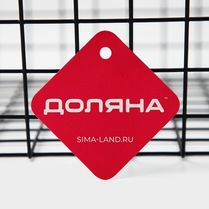 Корзина для хранения Доляна &laquo;Эрин&raquo;, 36&times;27&times;14 см, цвет чёрный