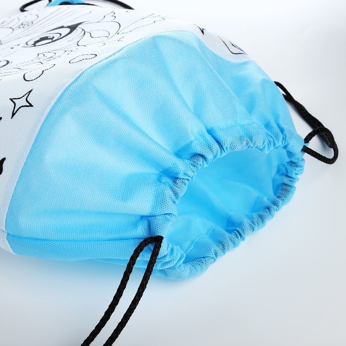 Мешок для обуви под раскраску &laquo;Пони&raquo; 34х40 см, спанбонд