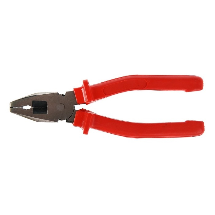 Плоскогубцы комбинированные ЛОМ, шлифованные, пластиковые рукоятки, 200 мм