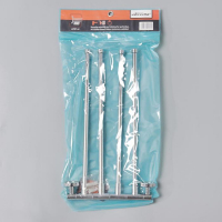 Держатель для полотенец с 4-мя поворотными панелями, Accoona A121-4, цвет хром