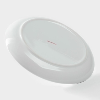 Тарелка керамическая Доляна &laquo;Мишка Отто&raquo;, 20,5&times;9 см, цвет белый