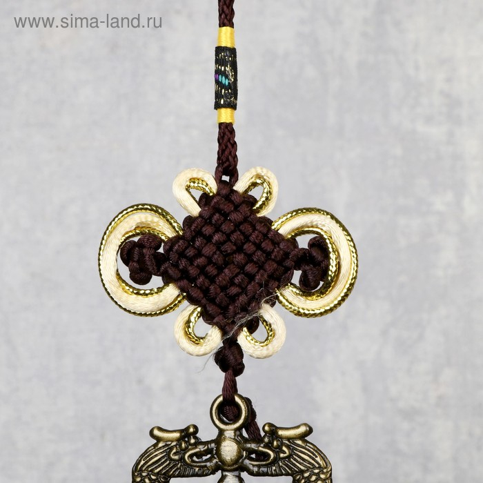 Музыка ветра металл "Будда" 8 колокольчиков 60 см