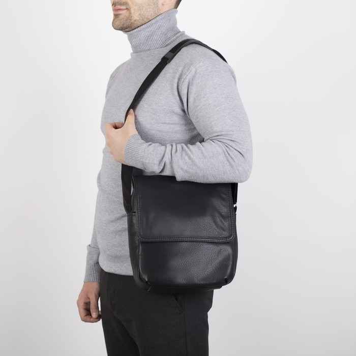 Сумка мужская &laquo;Сакси&raquo;, цвет чёрный