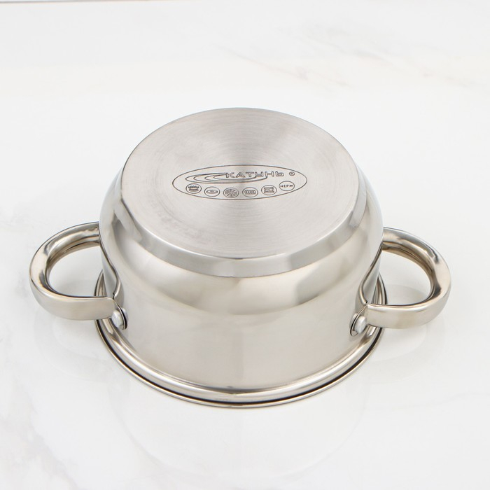 Кастрюля &laquo;Гретта&raquo;, 1.8 л, d=16 см, капсульное дно, индукция