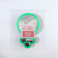 Зеркало настольное - подвесное &laquo;Круг&raquo;, d зеркальной поверхности 12,5 см, цвет МИКС