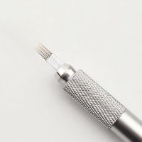 Ручка - манипула для тату и татуажа, 12 &times; 0,9 см, цвет серебристый