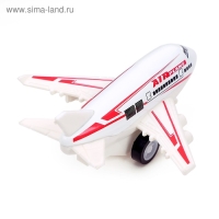 Самолёт металлический &laquo;Лайнер&raquo;, инерционный, МИКС