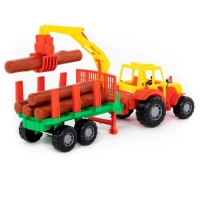 Трактор с полуприцепом-лесовозом &laquo;Мастер&raquo;