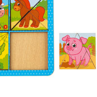 Квадраты Никитина &laquo;Животные&raquo;, двусторонние