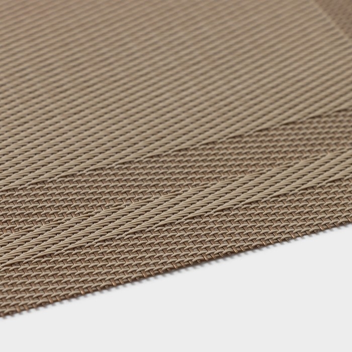 Салфетка сервировочная на стол Доляна &laquo;Окно&raquo;, 45&times;30 см, цвет бежевый